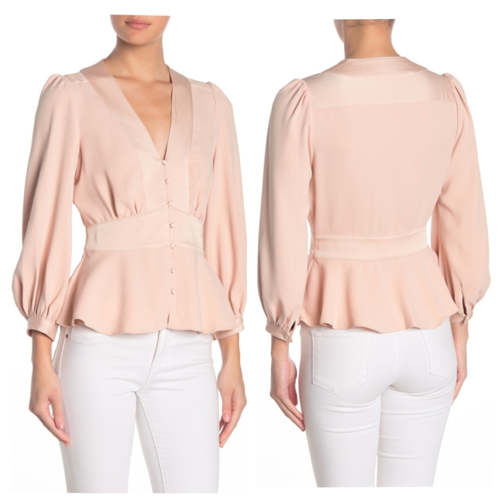 JOIE Monisha Flared Blouse